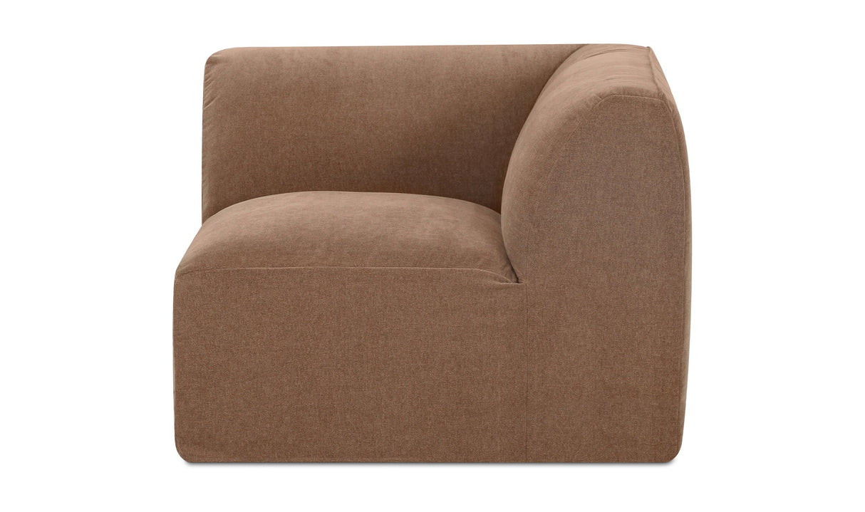 Isla Corner Chair Mocha by Moe's Home at Eve Furniture