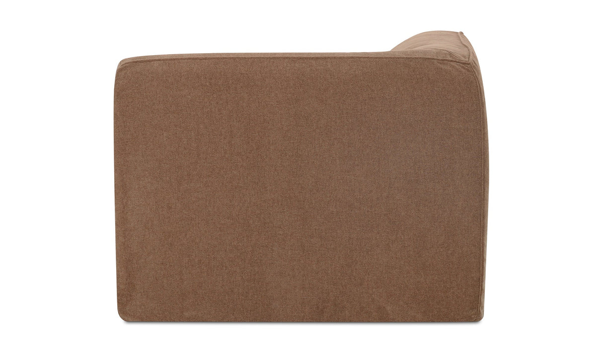 Isla Corner Chair Mocha by Moe's Home at Eve Furniture
