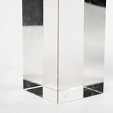 Isla (Large) 5L x 5W White Replica Resin Coral On Clear White Glass by Mercana at Eve Furniture