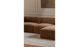 Isla Left Arm Facing Chair Mocha by Moe's Home at Eve Furniture