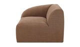 Isla Left Arm Facing Chair Mocha by Moe's Home at Eve Furniture