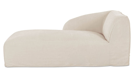 Isla Left Arm Facing Chaise Beige by Moe's Home at Eve Furniture