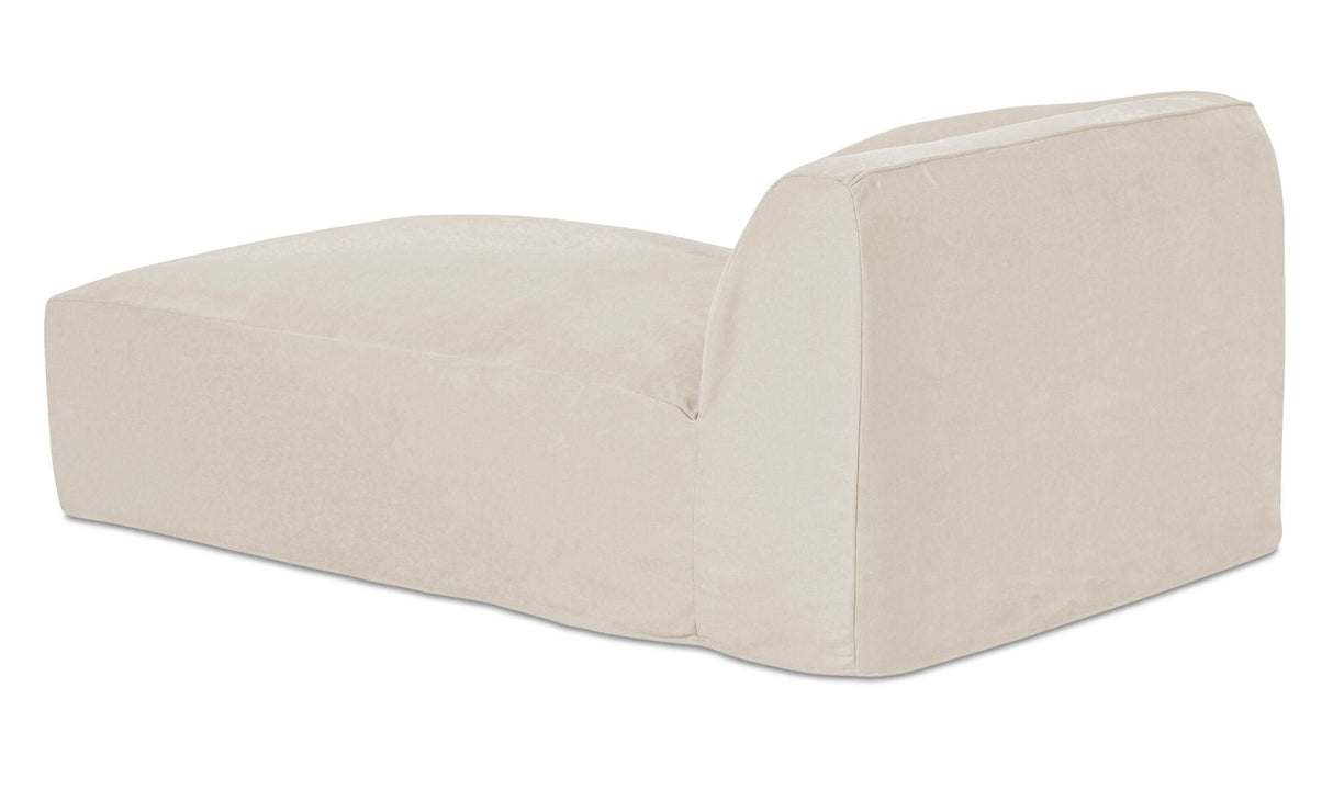 Isla Left Arm Facing Chaise Beige by Moe's Home at Eve Furniture