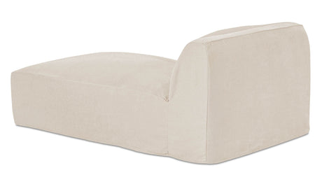 Isla Left Arm Facing Chaise Beige by Moe's Home at Eve Furniture