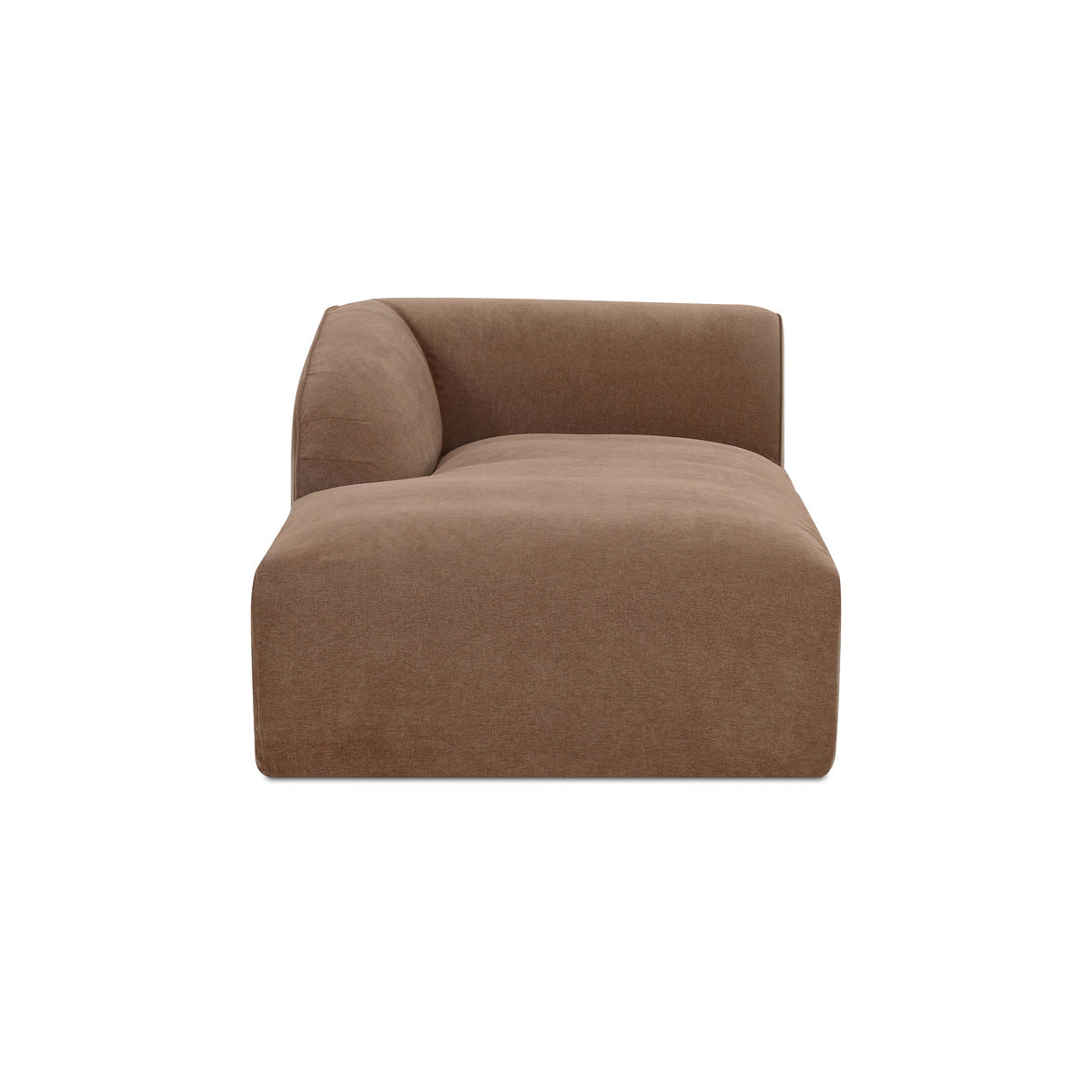 Isla Left Arm Facing Chaise Mocha by Moe's Home at Eve Furniture