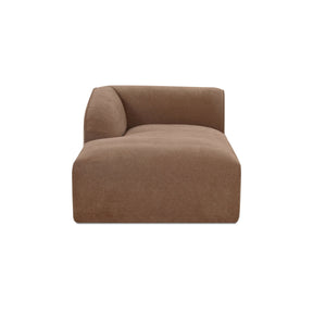 Isla Left Arm Facing Chaise Mocha by Moe's Home at Eve Furniture