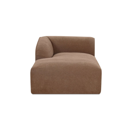 Isla Left Arm Facing Chaise Mocha by Moe's Home at Eve Furniture