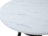 Isla Light Gray Round Dining Set by Crown Mark at Eve Furniture