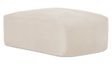 Isla Ottoman Beige by Moe's Home at Eve Furniture