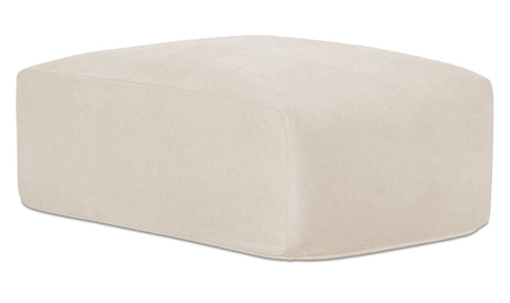 Isla Ottoman Beige by Moe's Home at Eve Furniture