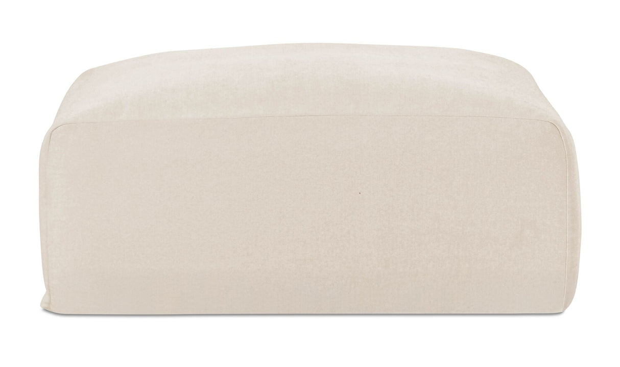 Isla Ottoman Beige by Moe's Home at Eve Furniture