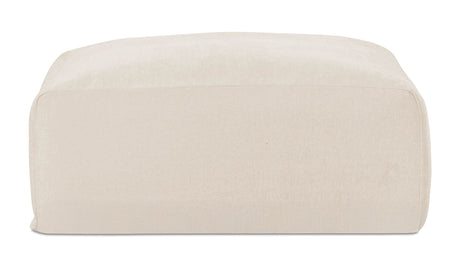 Isla Ottoman Beige by Moe's Home at Eve Furniture