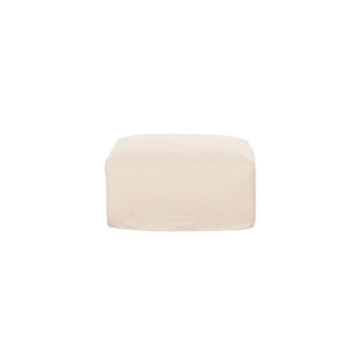 Isla Ottoman Beige by Moe's Home at Eve Furniture