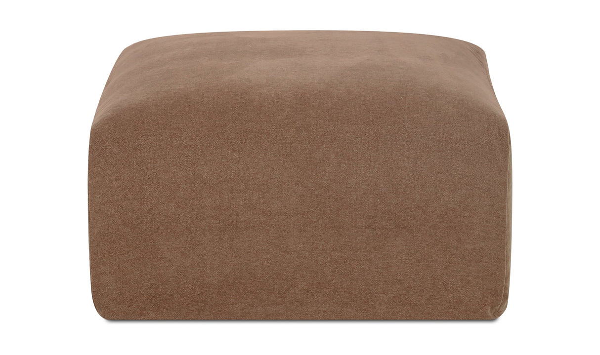 Isla Ottoman Mocha by Moe's Home at Eve Furniture