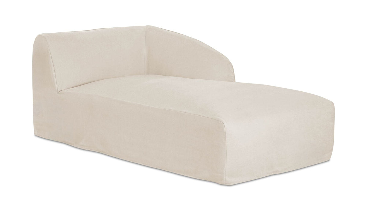 Isla Right Arm Facing Chaise Beige by Moe's Home at Eve Furniture