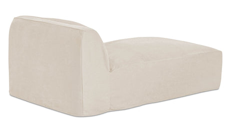 Isla Right Arm Facing Chaise Beige by Moe's Home at Eve Furniture