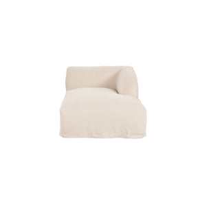 Isla Right Arm Facing Chaise Beige by Moe's Home at Eve Furniture