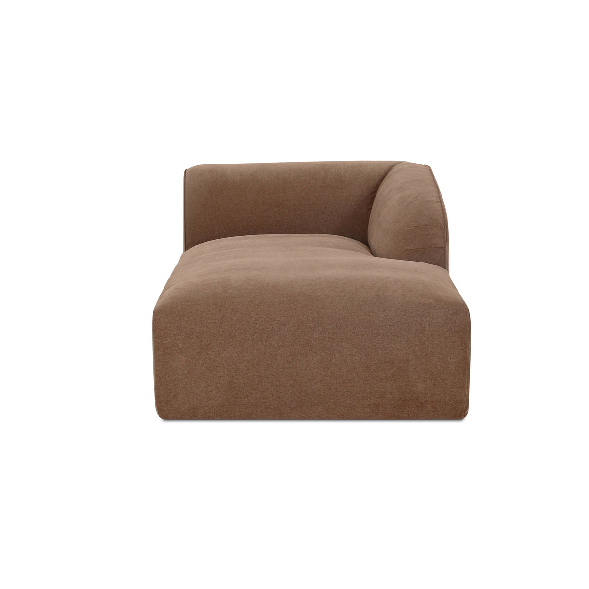 Isla Right Arm Facing Chaise Mocha by Moe's Home at Eve Furniture