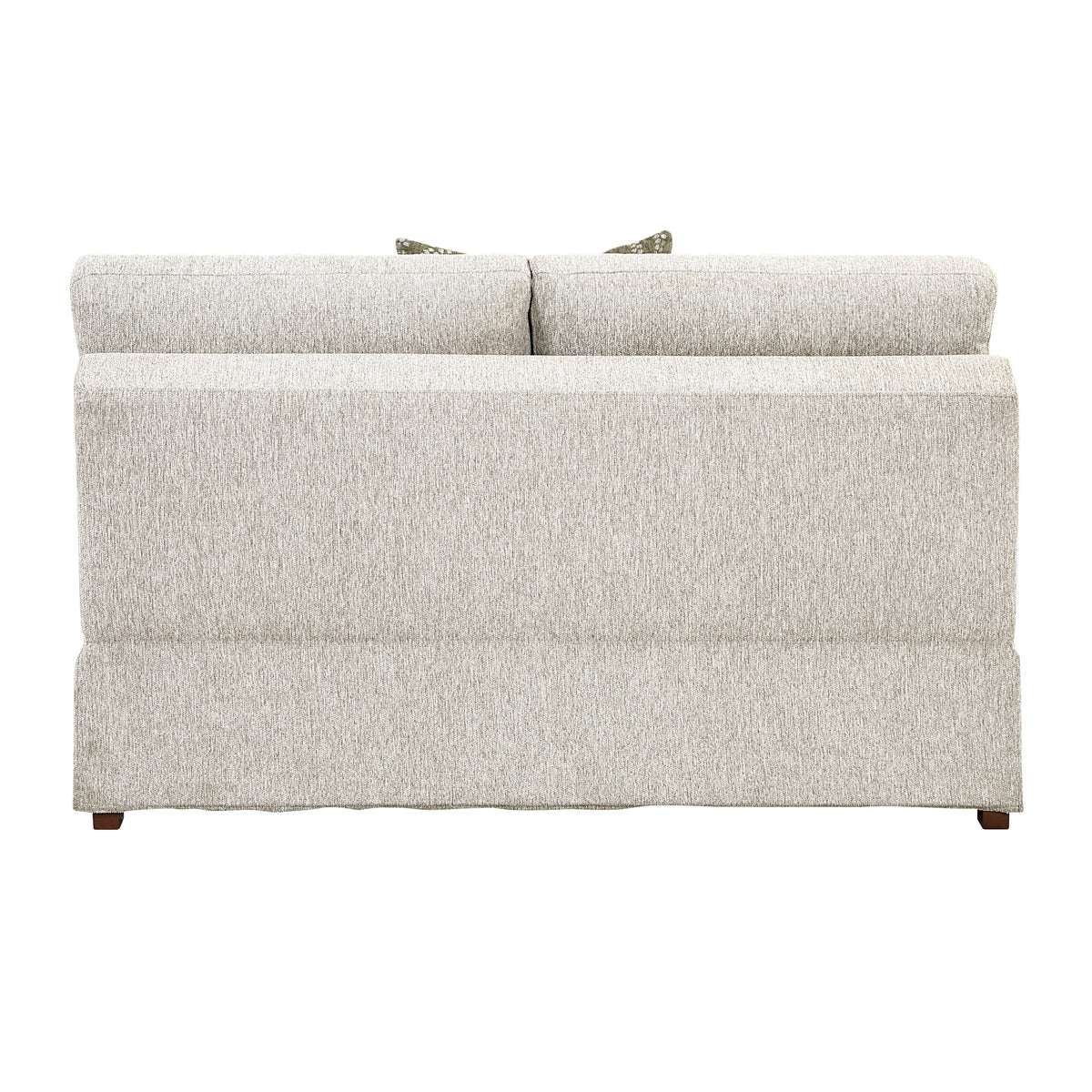Isla Sage Sand 3-Piece Sectional with Pull-out Bed by Homelegance at Eve Furniture