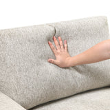 Isla Sage Sand 3-Piece Sectional with Pull-out Bed by Homelegance at Eve Furniture