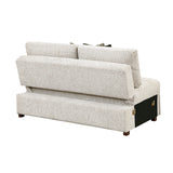Isla Sage Sand 3-Piece Sectional with Pull-out Bed by Homelegance at Eve Furniture