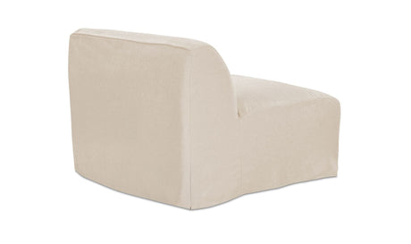 Isla Slipper Chair Beige by Moe's Home at Eve Furniture