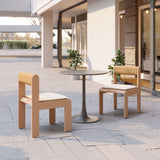 Island White Outdoor Dining Chair (Set of 2) by Zuomod at Eve Furniture