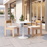Island White Outdoor Dining Chair (Set of 2) by Zuomod at Eve Furniture