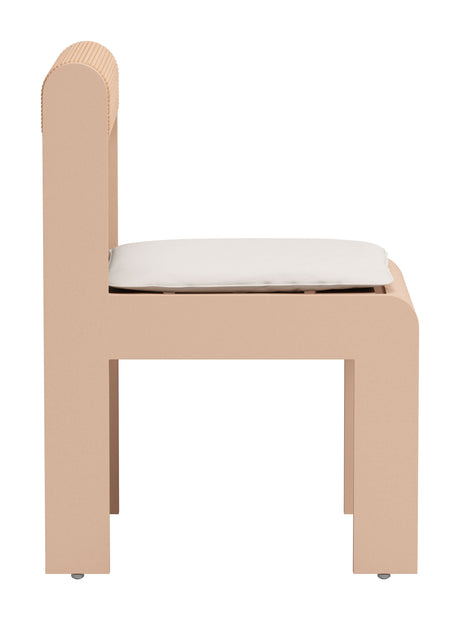 Island White Outdoor Dining Chair (Set of 2) by Zuomod at Eve Furniture