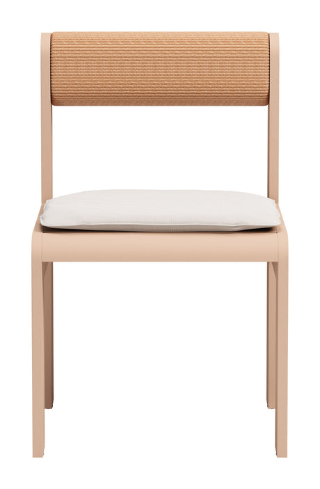 Island White Outdoor Dining Chair (Set of 2) by Zuomod at Eve Furniture