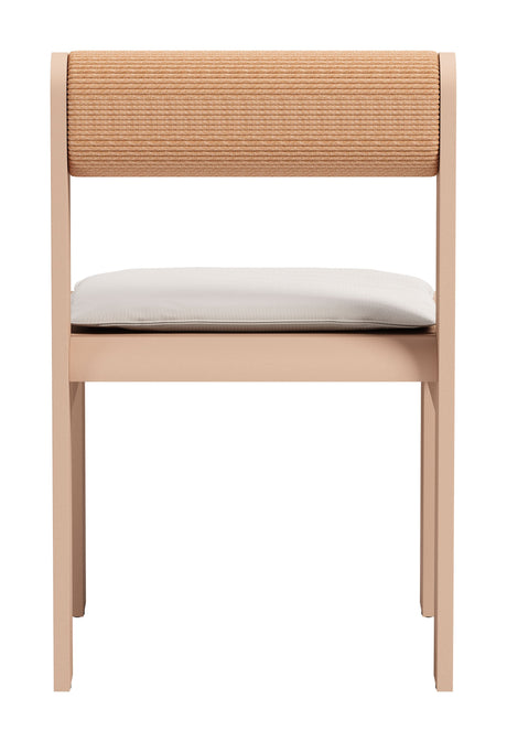 Island White Outdoor Dining Chair (Set of 2) by Zuomod at Eve Furniture