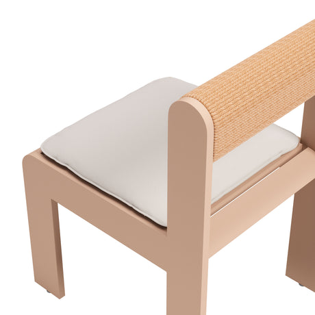 Island White Outdoor Dining Chair (Set of 2) by Zuomod at Eve Furniture