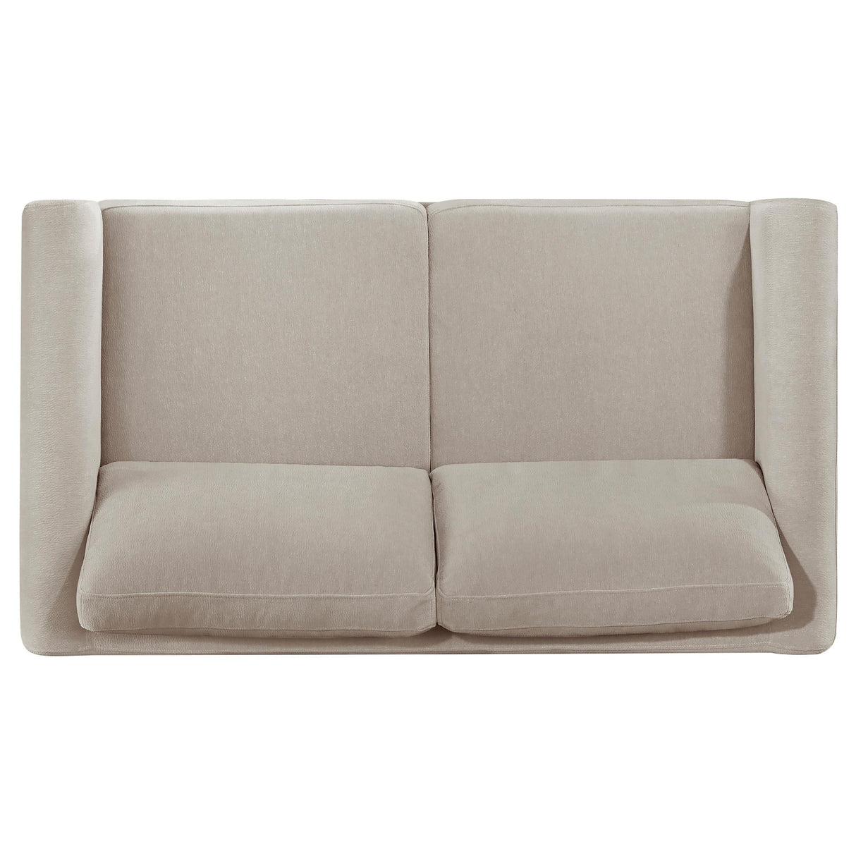 Islington Taupe 2-Piece Upholstered Panel Arm Living Room Set by Coaster at Eve Furniture