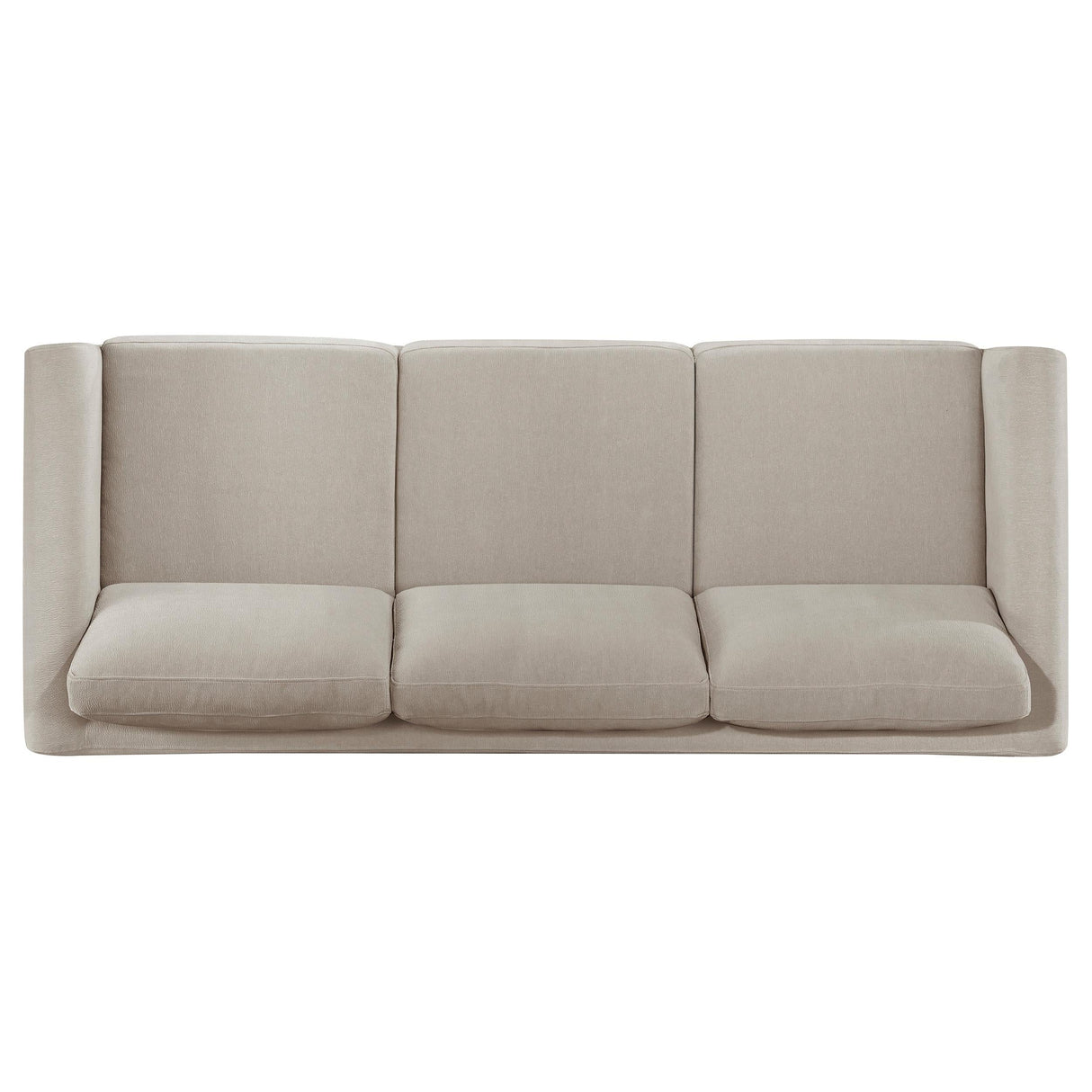 Islington 3-piece Upholstered Panel Arm Sofa Set Taupe by Coaster at Eve Furniture