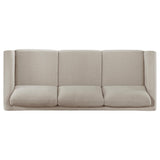 Islington 3-piece Upholstered Panel Arm Sofa Set Taupe by Coaster at Eve Furniture