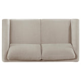 Islington 3-piece Upholstered Panel Arm Sofa Set Taupe by Coaster at Eve Furniture