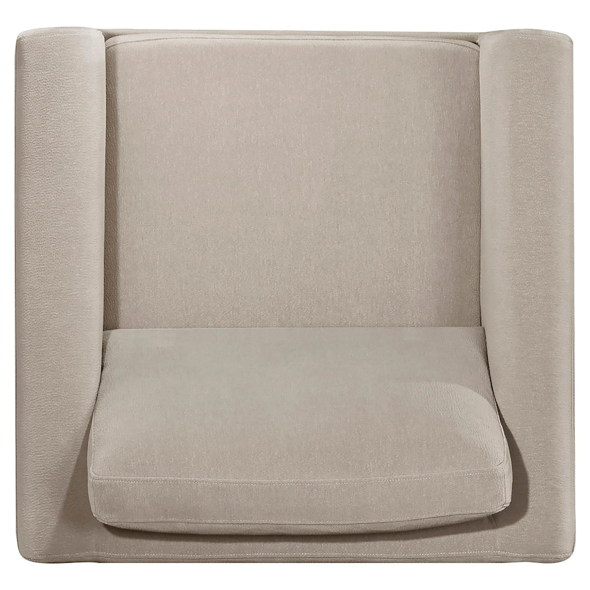 Islington Taupe Fabric Upholstered Panel Arm Accent Chair by Coaster at Eve Furniture