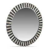 Isolde Black/Beige Mirror by MOES at Eve Furniture
