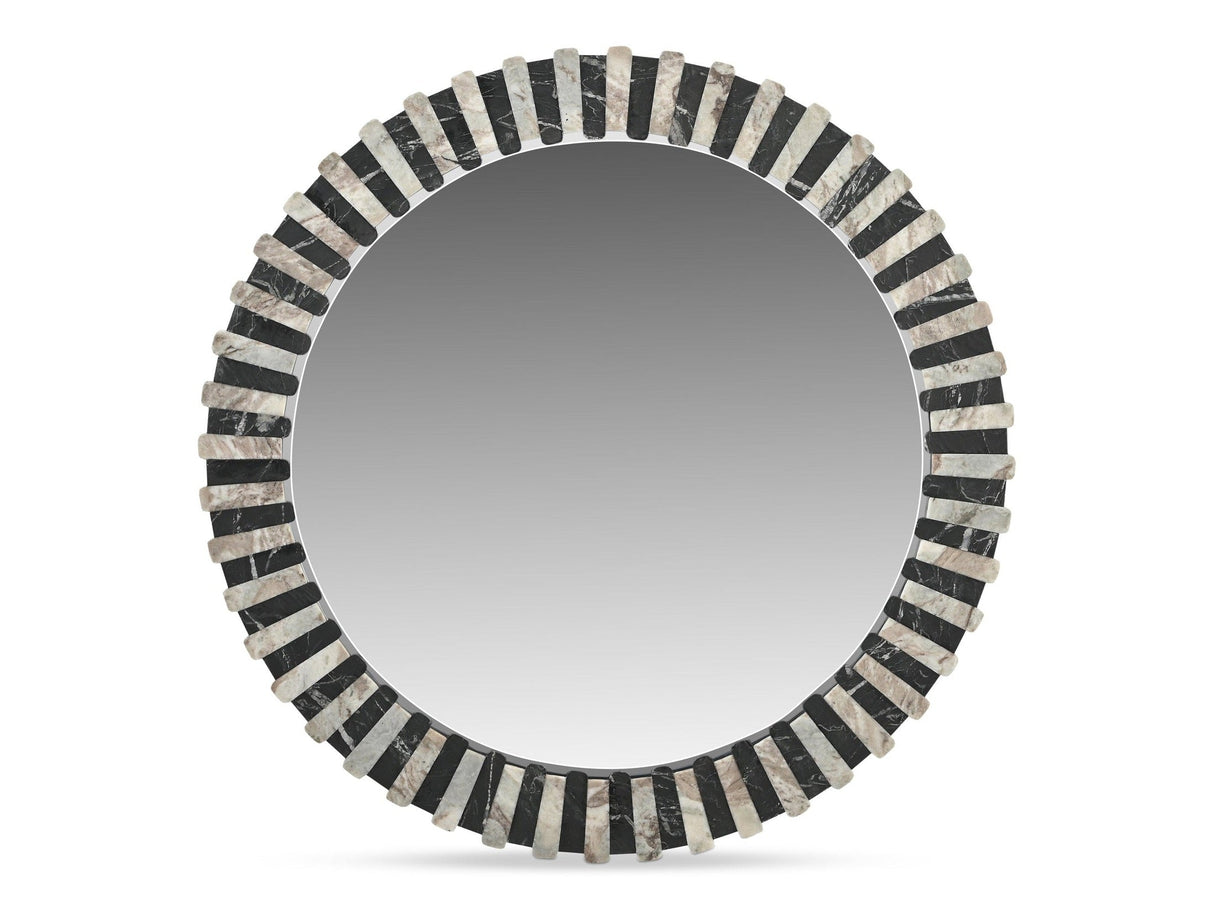 Isolde Black/Beige Mirror by MOES at Eve Furniture