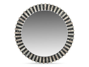 Isolde Black/Beige Mirror by MOES at Eve Furniture