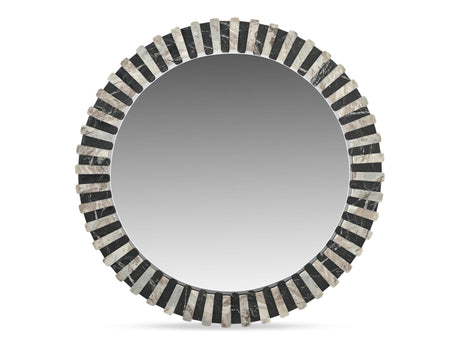 Isolde Black/Beige Mirror by MOES at Eve Furniture