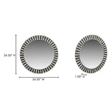 Isolde Black/Beige Mirror
