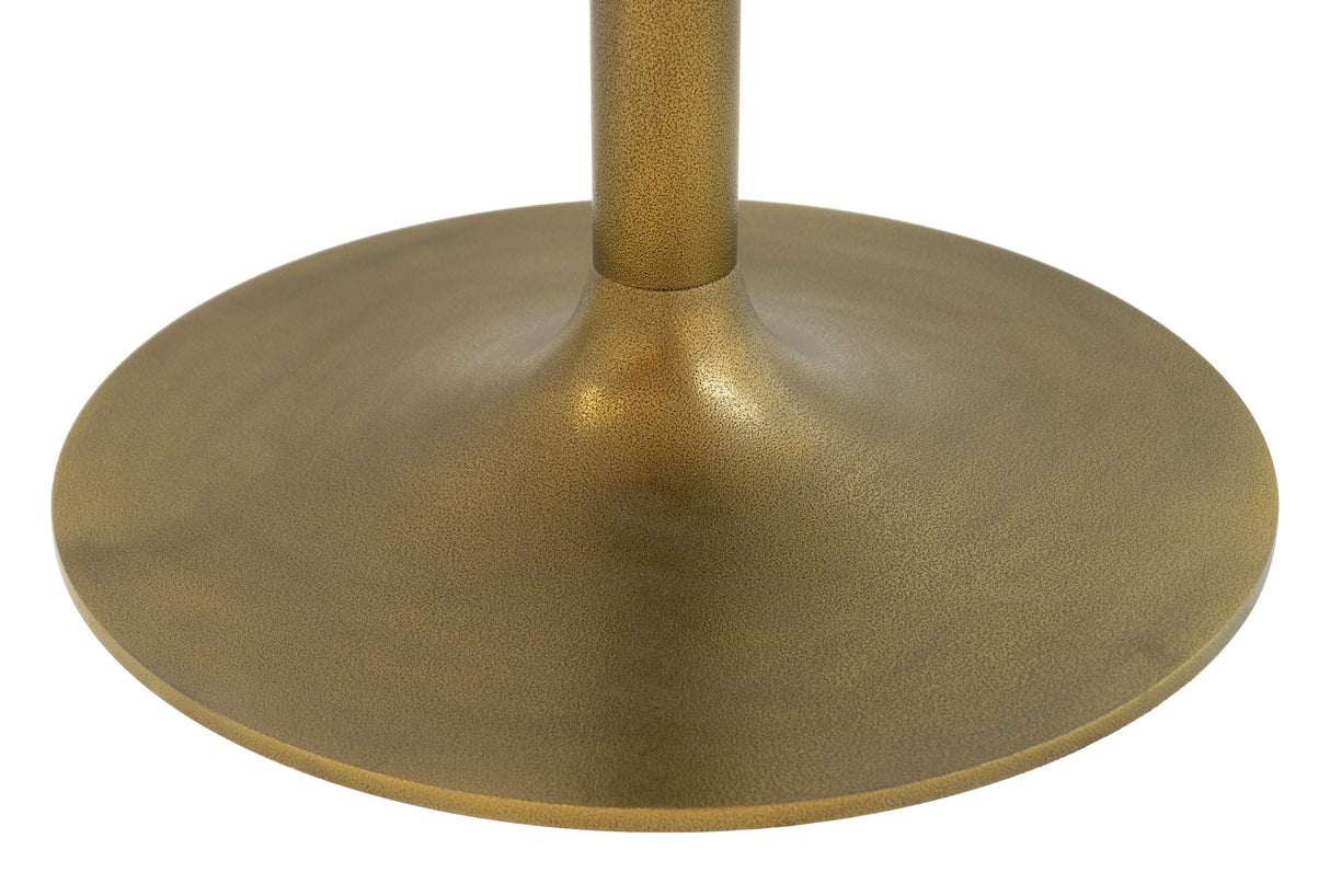 Ithaca White & Gold Dining Table by Zuomod at Eve Furniture
