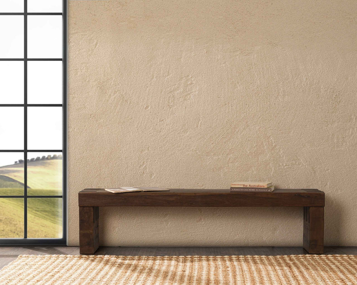 Itsa Natural Accent Bench Bench by Classic Home at Eve Furniture