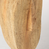 Ivan Large Wooden Head Sculpture by Mercana at Eve Furniture