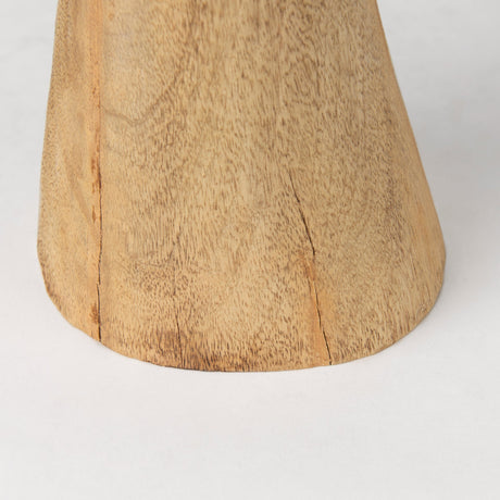 Ivan Large Wooden Head Sculpture by Mercana at Eve Furniture