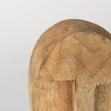 Ivan Medium Wooden Head Sculpture by Mercana at Eve Furniture