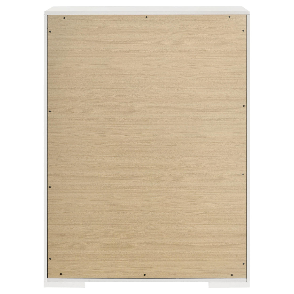 Ives 5-drawer Bedroom Chest of Drawers White High Gloss by Coaster at Eve Furniture