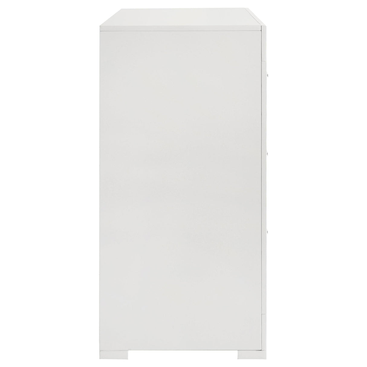 Ives 6-drawer Dresser Cabinet White High Gloss