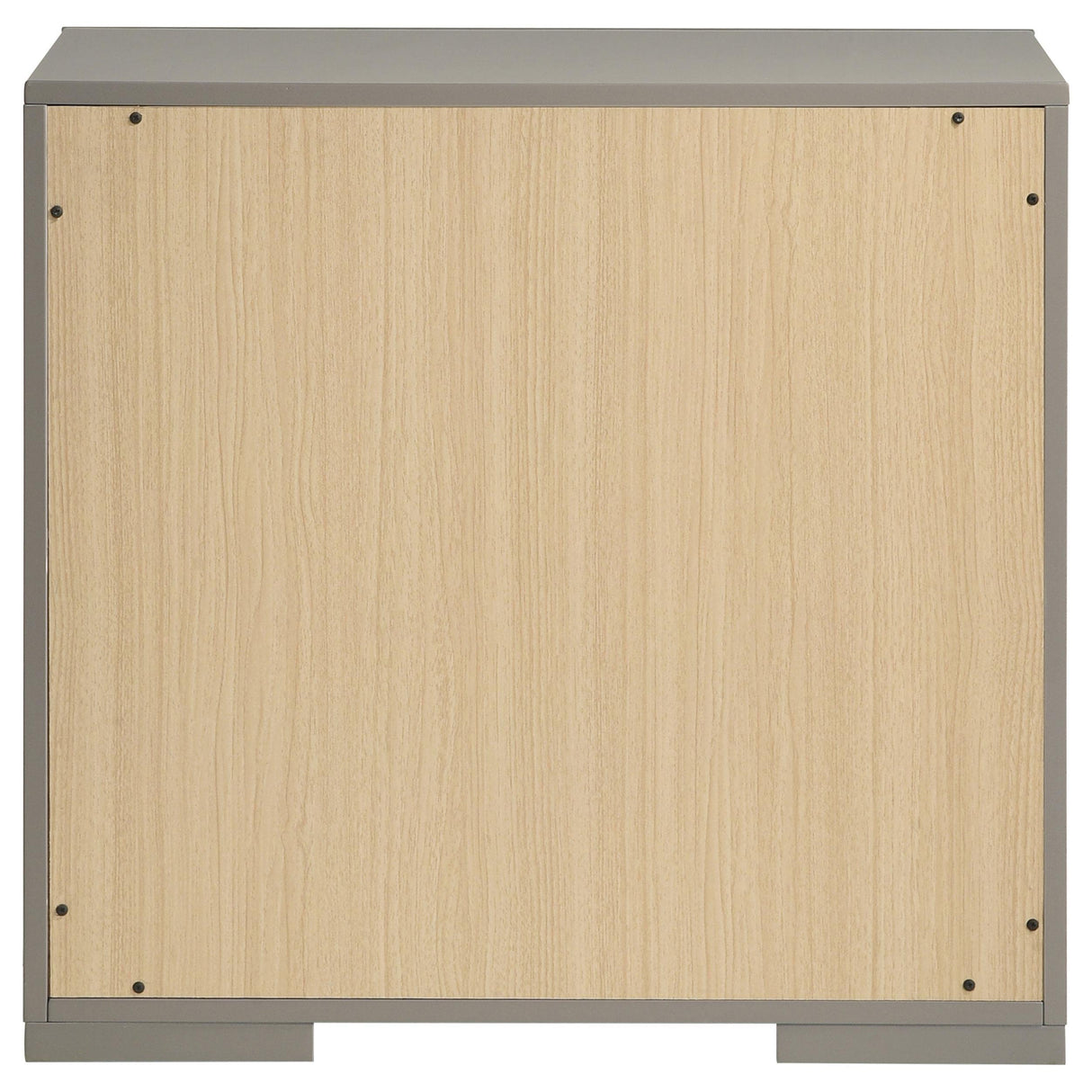 Ives Grey High Gloss 2-drawer Nightstand Bedside Table by Coaster at Eve Furniture